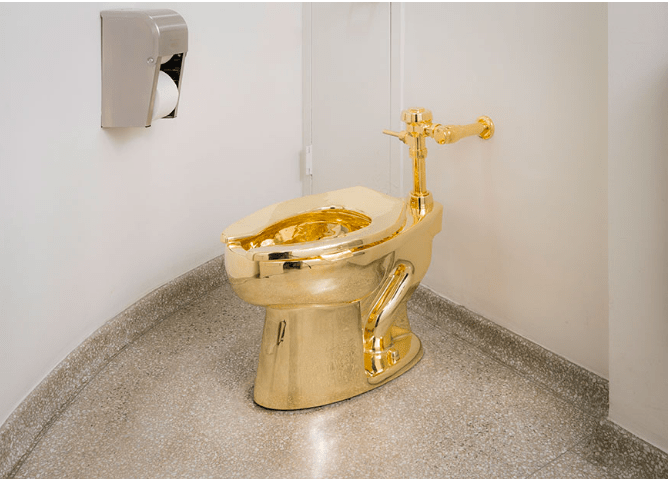 Gold Toilet