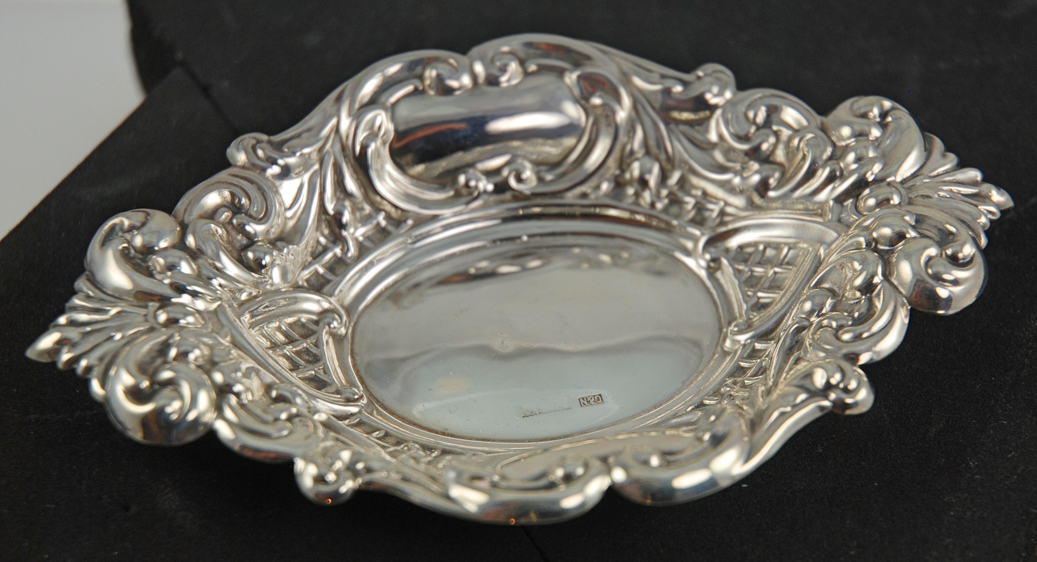 Sterling Silver Bonbon Dish Sterling Silver Bonbon Dish
